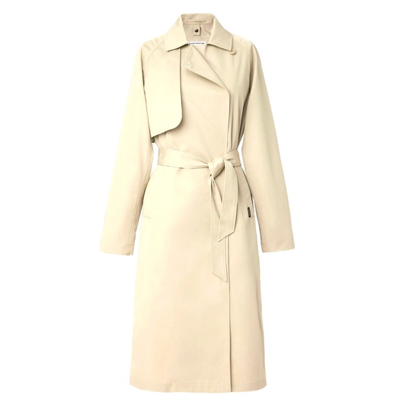 NWT Frank & Oak The Long Trench Coat in Light Beige - Picture 3 of 8